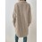 Drop Shoulder Flap Detail Teddy Coat