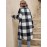 Frenchy Buffalo Plaid nt Drop Shoulder Teddy Coat